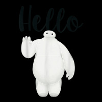 Funny Big Hero 6 Baymax Hello Wave Graphic Pocket T-shirt | Artistshot