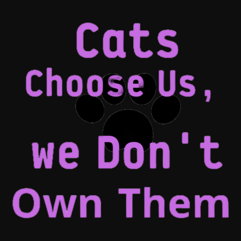 Cats Choose Us, We Dont Own Them Crop Top by cm-arts | Artistshot