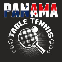 Panama Table Tennis Lovers Support Panamanian Ping Pong Team Tank Top Ladies Fitted T-shirt | Artistshot