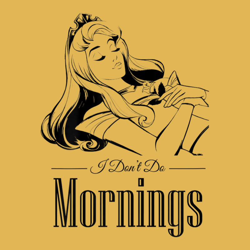 Funny Sleeping Beauty I Dont Do Mornings Graphic Vintage Hoodie And Short Set | Artistshot