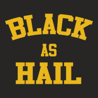 Black As Hail Michigan  (1) Ladies Fitted T-shirt | Artistshot