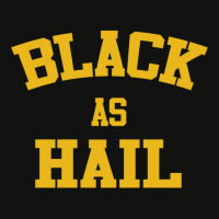 Black As Hail Michigan  (1) Scorecard Crop Tee | Artistshot