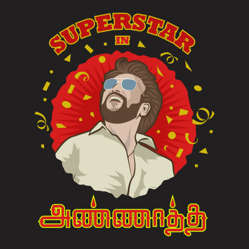 Annatha Tamil Movie Superstar Rajinikanth T-shirt | Artistshot