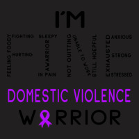 Im Domestic Violence Warrior  Im Fine Fitted T-shirt | Artistshot