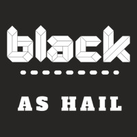 Black As Hail Usa  Michigan Ladies Fitted T-shirt | Artistshot