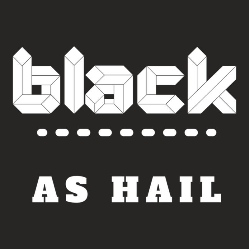 Black As Hail Usa  Michigan Ladies Fitted T-Shirt by cm-arts | Artistshot