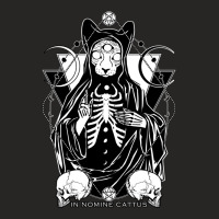 In Nomine Cattus  The Cat Priest Ladies Fitted T-shirt | Artistshot