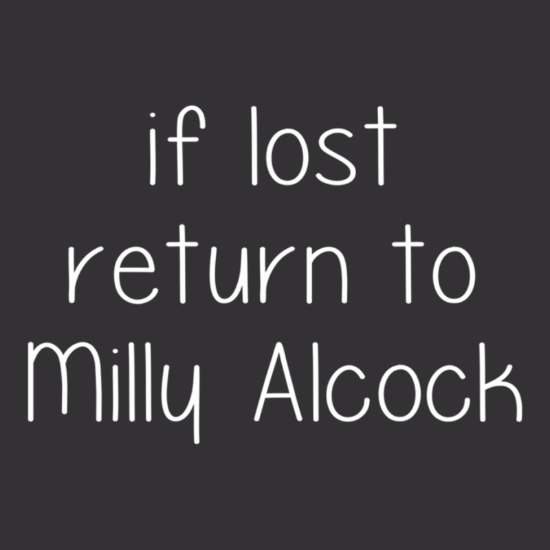 If Lost Return To Milly Alcock Vintage Short by cm-arts | Artistshot