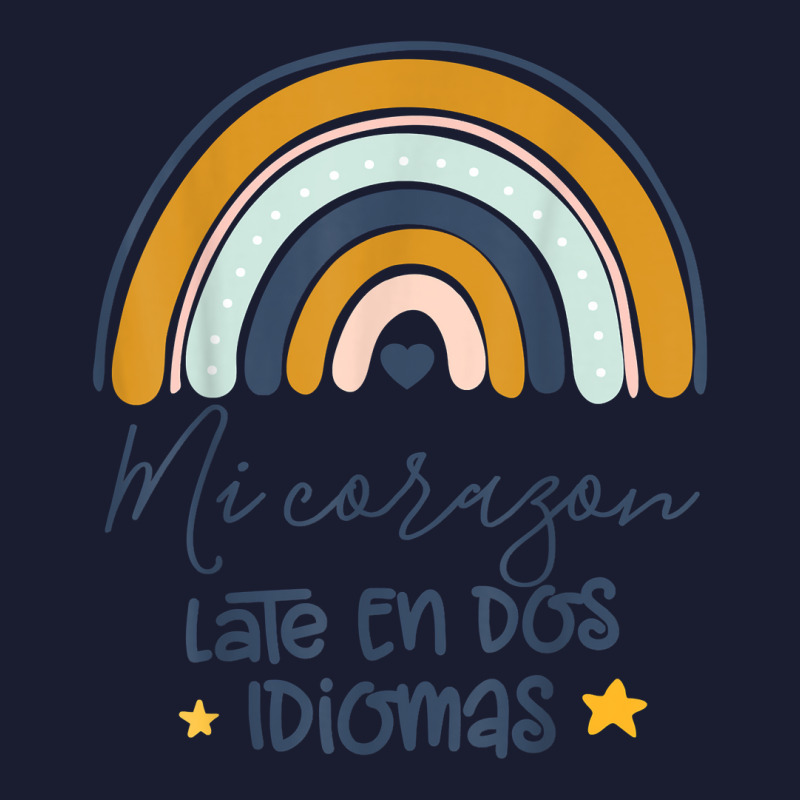 Mi Corazon Late En Dos Idiomas Bilingual Spanish Teacher T Shirt Women's V-Neck T-Shirt by cm-arts | Artistshot