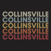 Collinsville Virginia Collinsville Va Retro Vintage Text Tank Top T-shirt | Artistshot