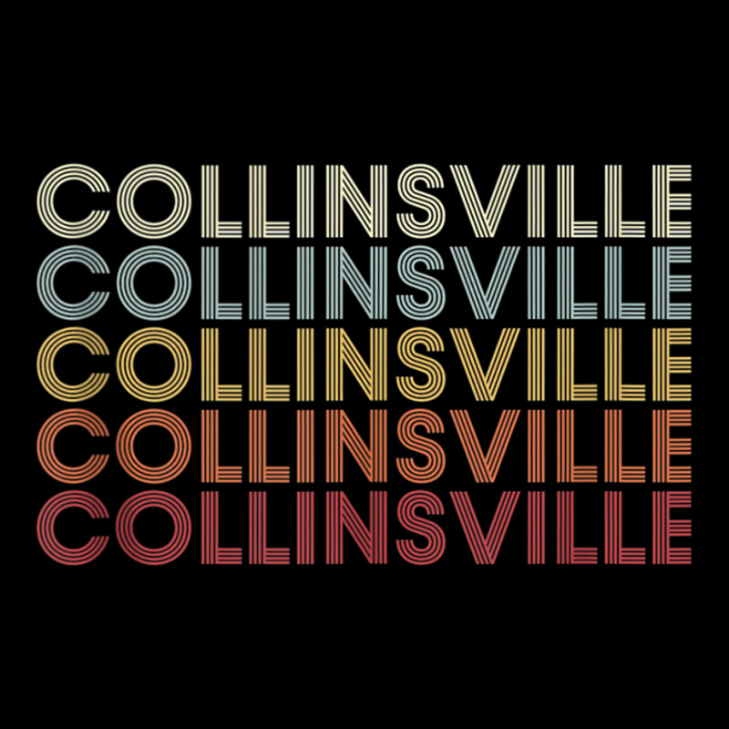 Collinsville Virginia Collinsville Va Retro Vintage Text Tank Top V-neck Tee | Artistshot