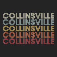 Collinsville Virginia Collinsville Va Retro Vintage Text Tank Top 3/4 Sleeve Shirt | Artistshot