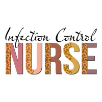 Leopard Infection Control Nurse Print For Nursing Student Long Sleeve Sticker | Artistshot