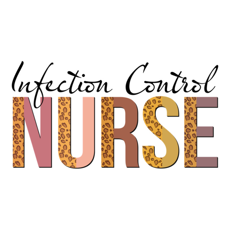 Leopard Infection Control Nurse Print For Nursing Student Long Sleeve Sticker | Artistshot