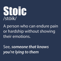 Stoic Definition Funny Define Lie Detector Cheater T Shirt Men Denim Jacket | Artistshot