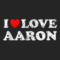 Distressed Grunge Worn Out Style I Love Aaron Tank Top Unisex Hoodie | Artistshot