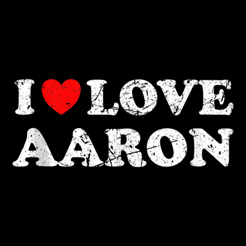 Distressed Grunge Worn Out Style I Love Aaron Tank Top Fleece Short by cm-arts | Artistshot