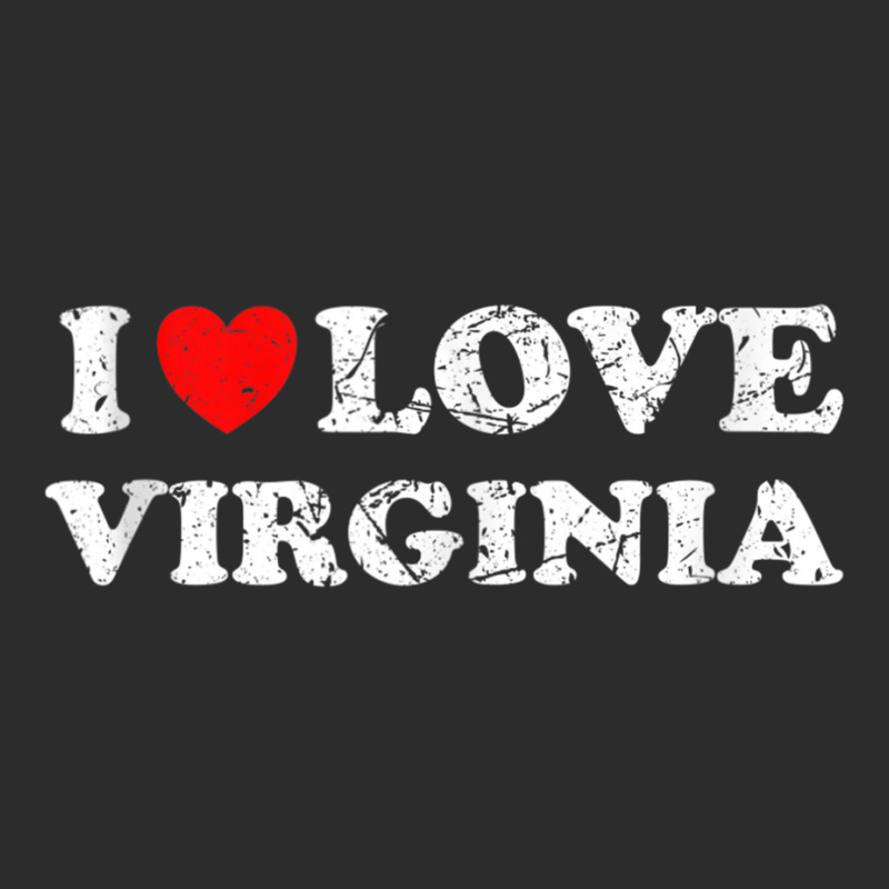 Distressed Grunge Worn Out Style I Love Virginia Tank Top Exclusive T-shirt | Artistshot