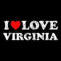 Distressed Grunge Worn Out Style I Love Virginia Tank Top Long Sleeve Shirts | Artistshot