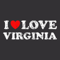 Distressed Grunge Worn Out Style I Love Virginia Tank Top Vintage Short | Artistshot