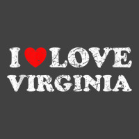 Distressed Grunge Worn Out Style I Love Virginia Tank Top Vintage T-shirt | Artistshot