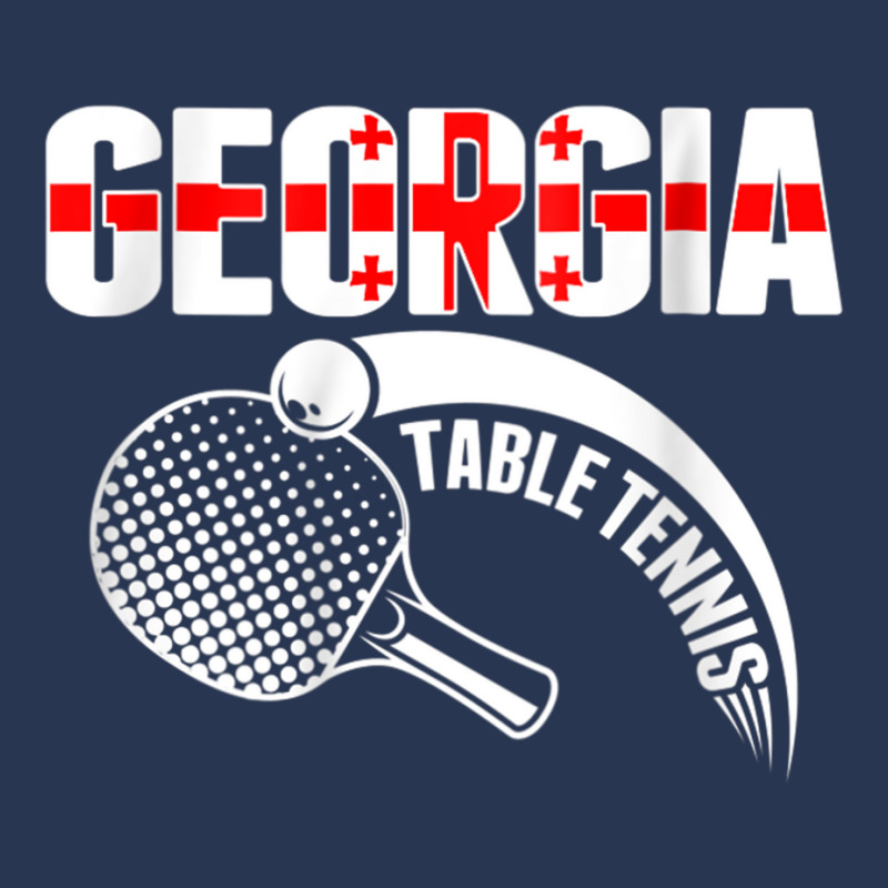 Georgia Table Tennis Lovers   Georgian Ping Pong Supporter Raglan Base Ladies Denim Jacket by cm-arts | Artistshot