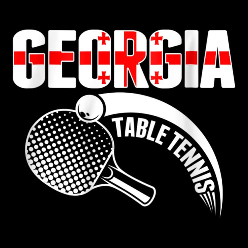 Georgia Table Tennis Lovers   Georgian Ping Pong Supporter Raglan Base Cropped Hoodie by cm-arts | Artistshot