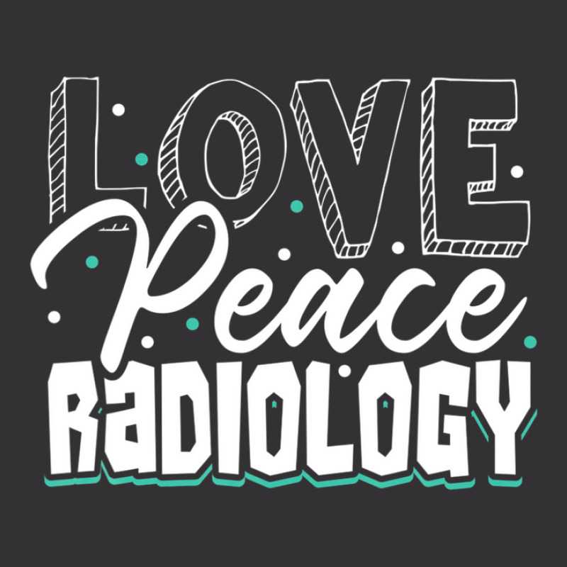 Love, Peace And Radiology Technician Xray Vintage Hoodie by edahisiskey | Artistshot