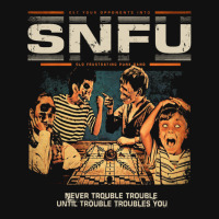 Snfu  Never Trouble Trouble Until Trouble Troubles You Premium Landscape Canvas Print | Artistshot