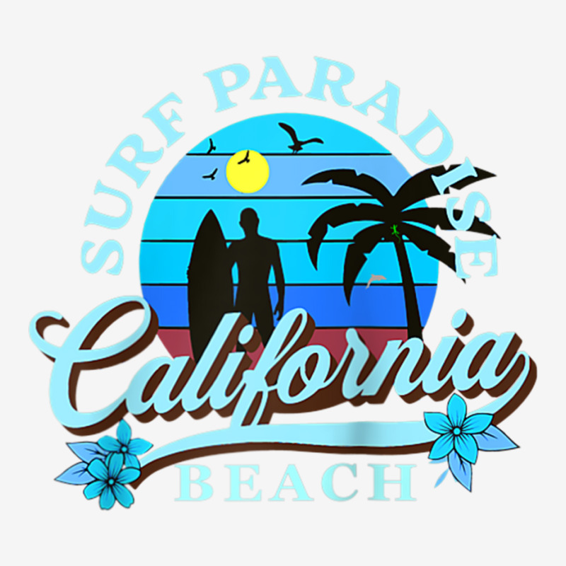 Surfing Design Surf Paradise At California Beach Raglan Baseball Tee Baby Bibs by cm-arts | Artistshot