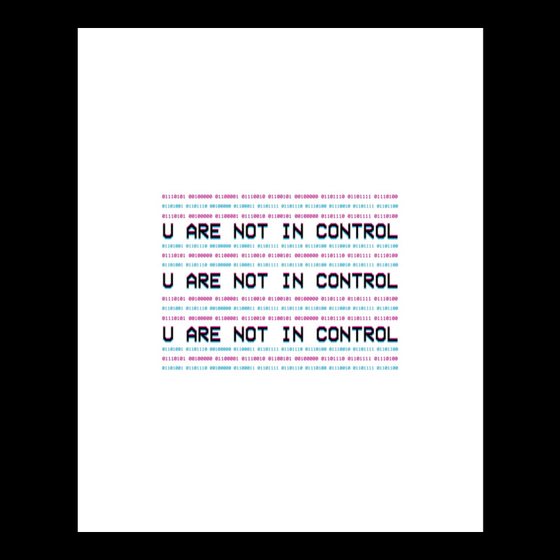 U Are Not In Control U Are Not In Control Graphic Cropped Sweater by cm-arts | Artistshot