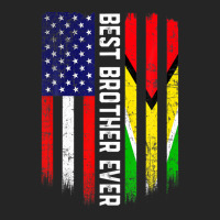 Retro Best Brother Ever American Guyana Flag Father's Day Unisex Hoodie | Artistshot