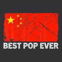 Retro Best Pop Ever China Flag Distressed Father's Day Vintage Hoodie | Artistshot