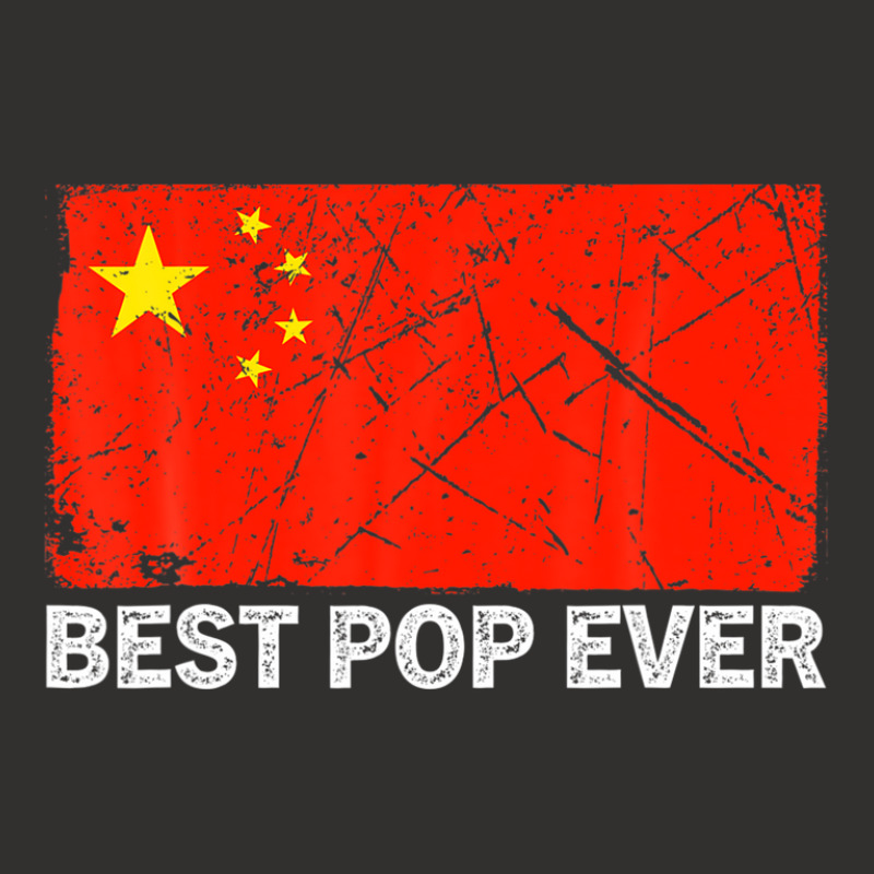 Retro Best Pop Ever China Flag Distressed Father's Day Champion Hoodie | Artistshot