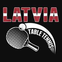 Latvia Table Tennis Lovers Latvian Ping Pong Team Supporter Raglan Bas Crop Top | Artistshot