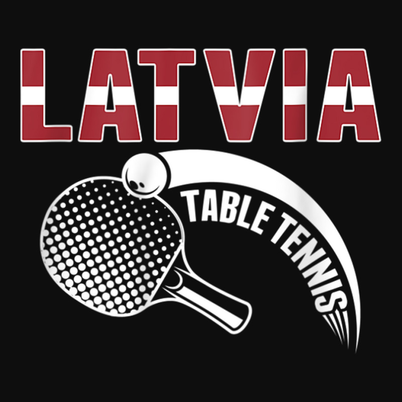 Latvia Table Tennis Lovers Latvian Ping Pong Team Supporter Raglan Bas Crop Top by cm-arts | Artistshot