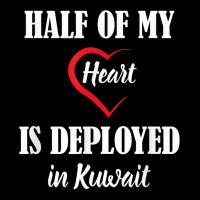 Deployment Half Of My Heart Is Deployed In Kuwait Women's V-neck T-shirt | Artistshot