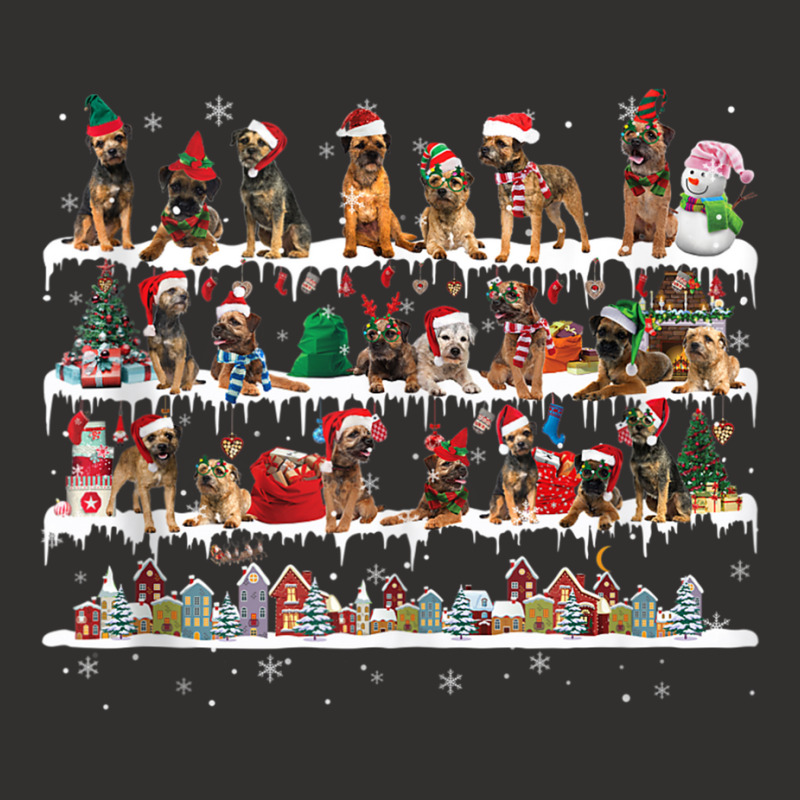 Border Terrier Christmas Snow Layers Santa Dog Ugly Xmas Tank Top Champion Hoodie | Artistshot