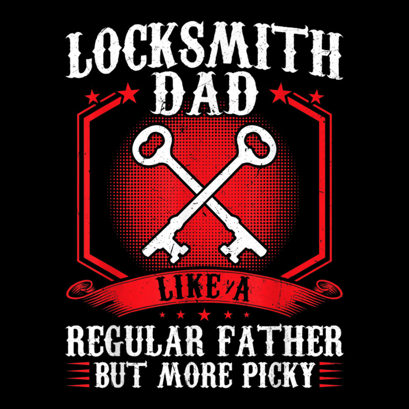 Locksmith Dad Like A Regular Father But More Picky V-Neck Tee by CassieKim | Artistshot