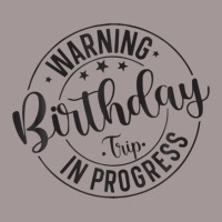 Funny Warning Birthday Trip In Progress Matching Vintage Hoodie | Artistshot