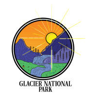 Glacier National Park V-neck Tee | Artistshot