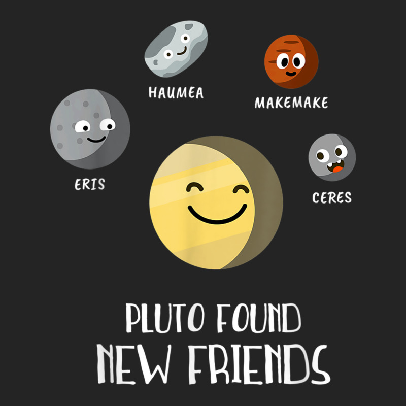 Pluto Found New Friends Dwarf Planets Astronomy Kids 3/4 Sleeve Shirt | Artistshot