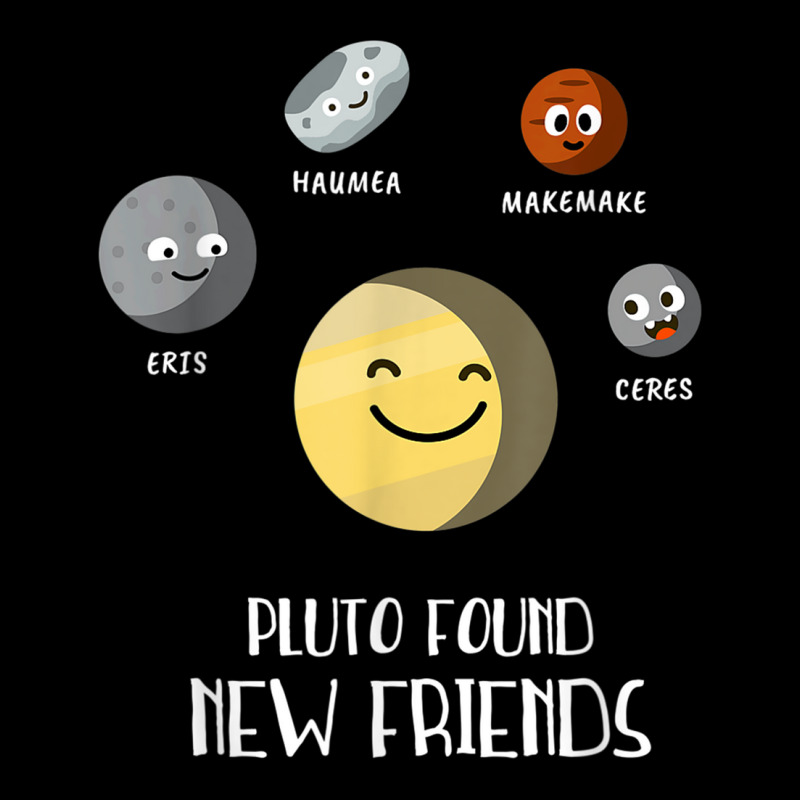 Pluto Found New Friends Dwarf Planets Astronomy Kids Men's 3/4 Sleeve Pajama Set | Artistshot