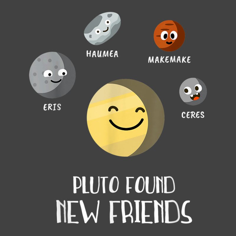 Pluto Found New Friends Dwarf Planets Astronomy Kids Vintage T-shirt | Artistshot