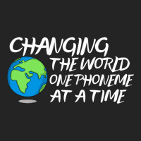 Changing The World One Phoneme At A Time  Dyslexia Awareness Day 3/4 Sleeve Shirt | Artistshot