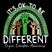 It's Ok To Be Different Organ Donation Awareness Green Tank Top Toddler 3/4 Sleeve Tee | Artistshot