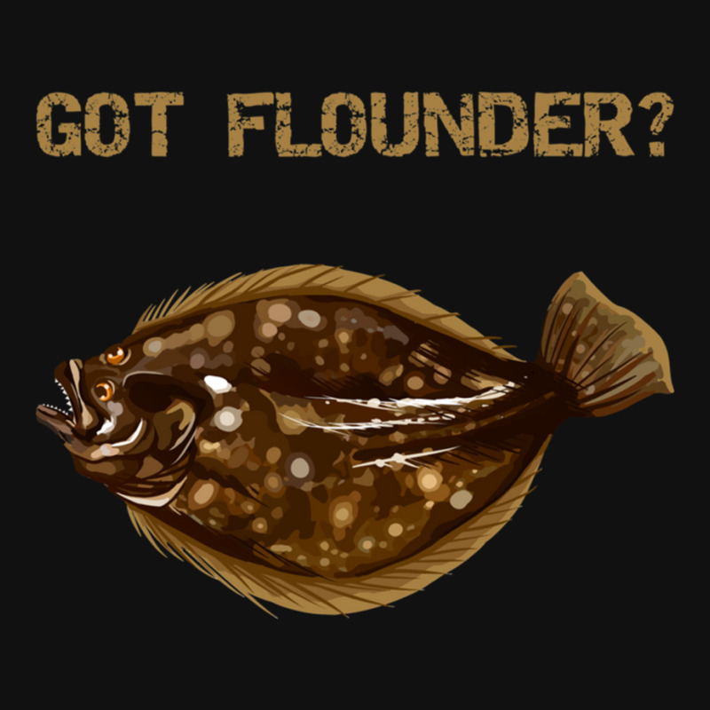 Flounder  Fluke  Got Flounder Portrait Canvas Print | Artistshot