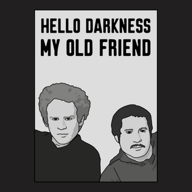 Hello Darkness My Old Friend Simon And Garfunkel Paul Simon Art Garfun T-shirt | Artistshot