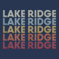 Lake Ridge Virginia Lake Ridge Va Retro Vintage Text Tank Top Men Denim Jacket | Artistshot