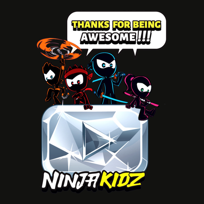 Custom Ninja Kids Merch Ninja Kidz Diamond Awesome Shirt Scorecard Crop Tee  By Amberdrumberger - Artistshot